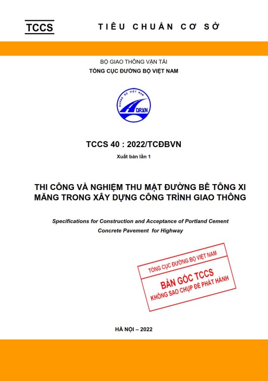 TCCS 40:2022/TCĐBVN